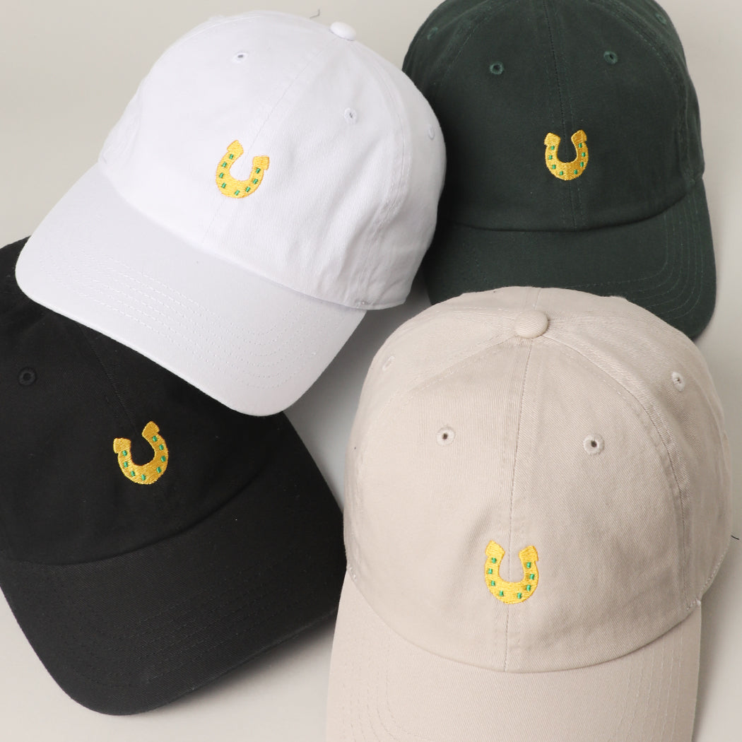 Mini Horseshoe baseball cap side view