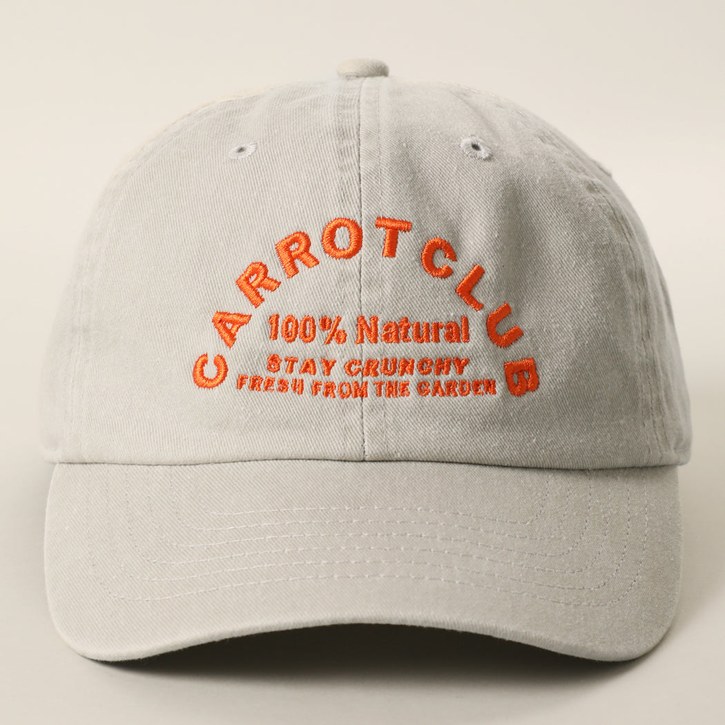 Carrot Club baseball cap in sand