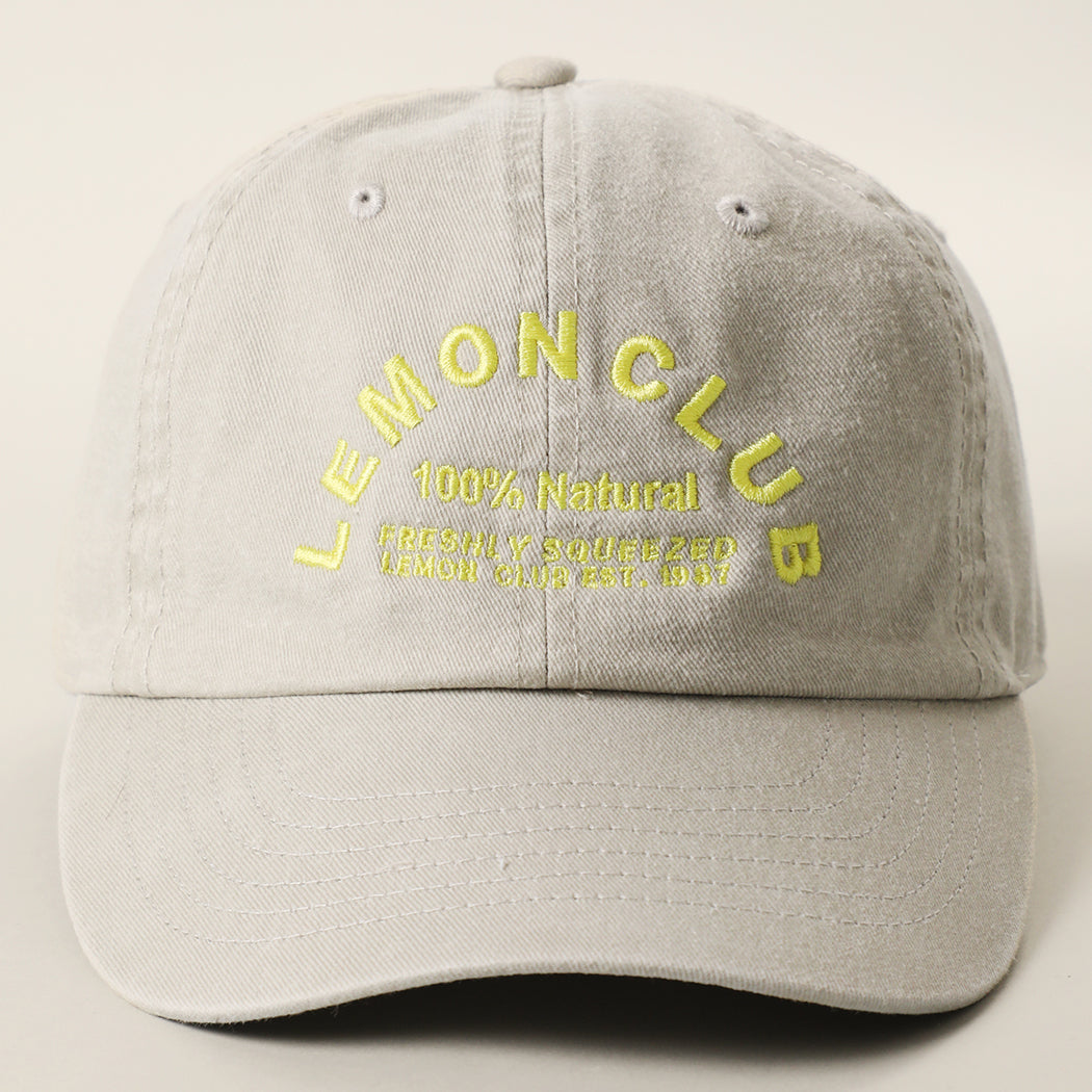 Lemon Club baseball cap in sand