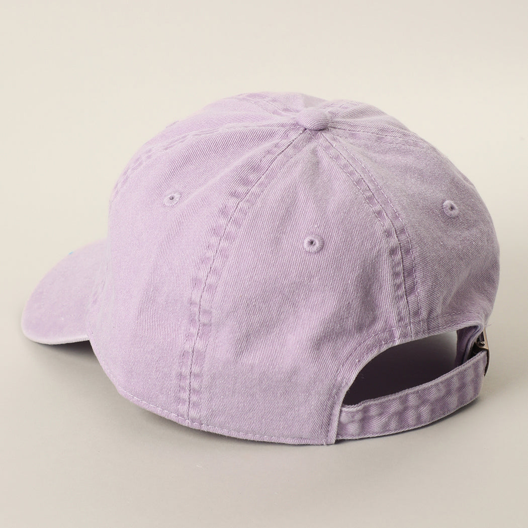 Chicago Is Always A Good Choice baseball cap in lilac, back view