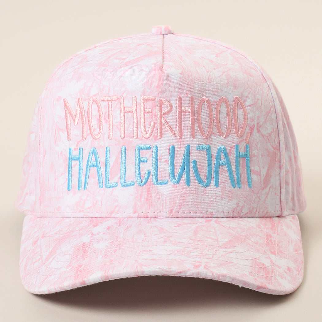 Motherhood Hallelujah camo trucker hat in pink camo