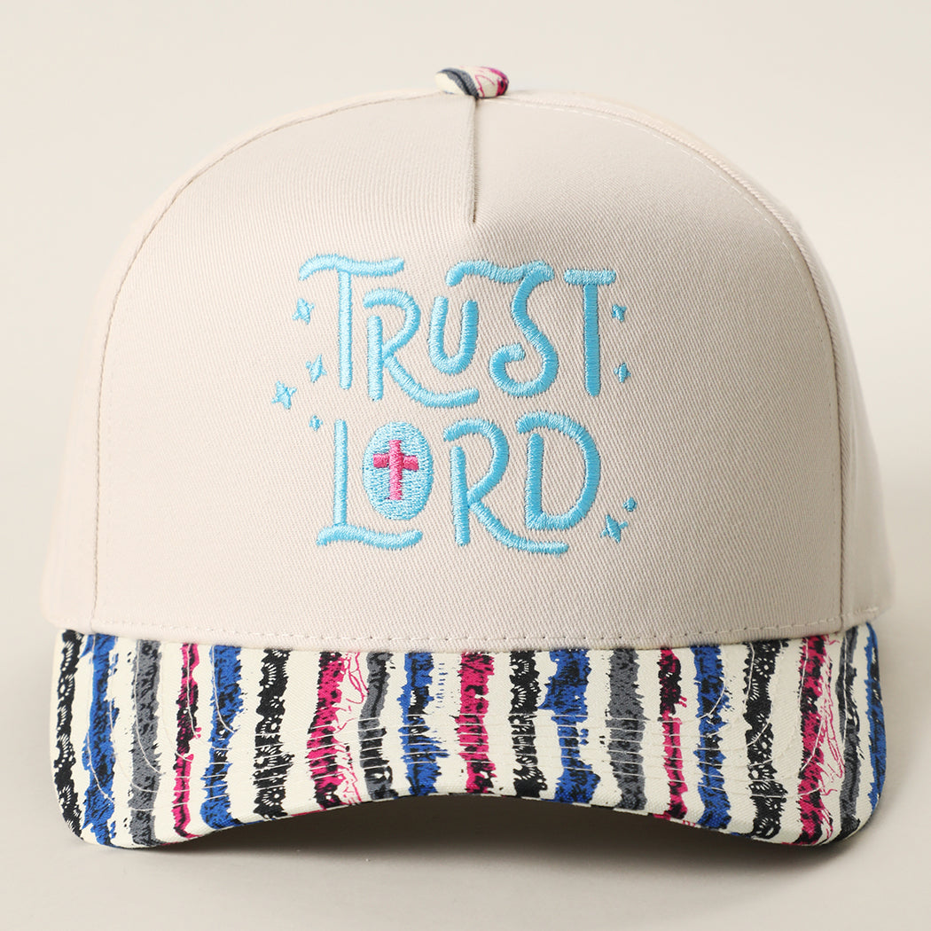 Trust Lord vintage striped brim, side view