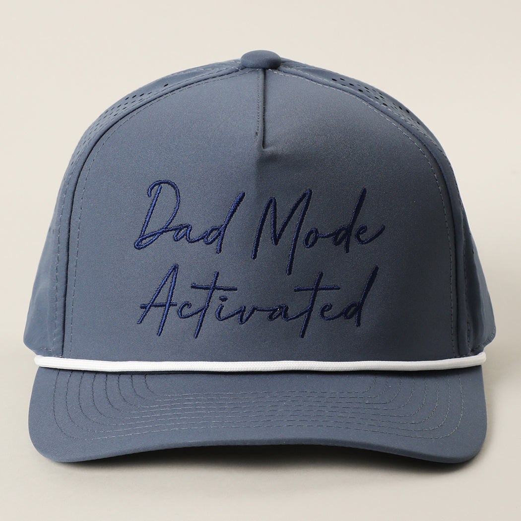 Dad Mode Activated rope trucker hat in navy
