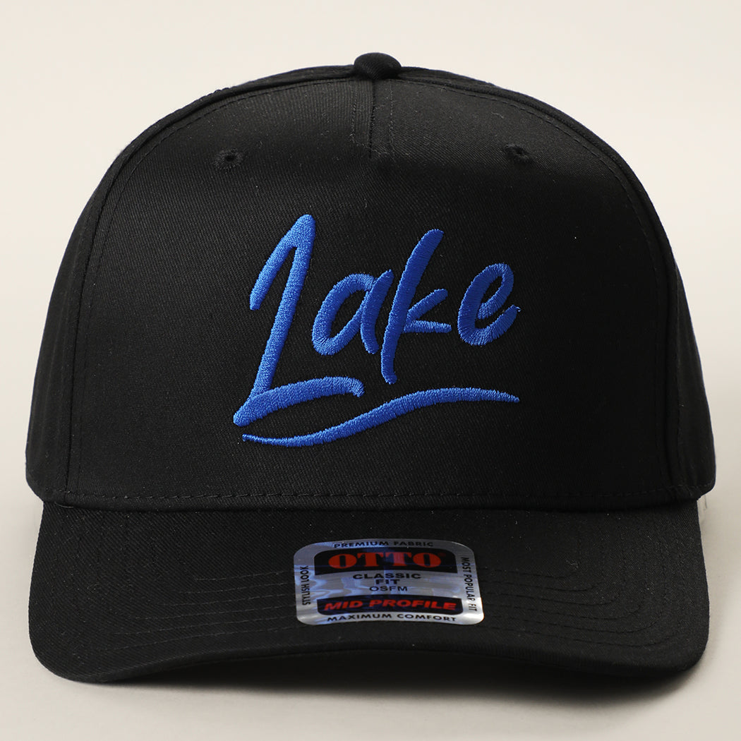 Lake OTTO two-tone trucker hat in black