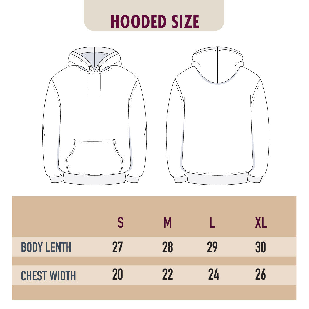 Fashion CITY heavy blend sweatshirt size chart