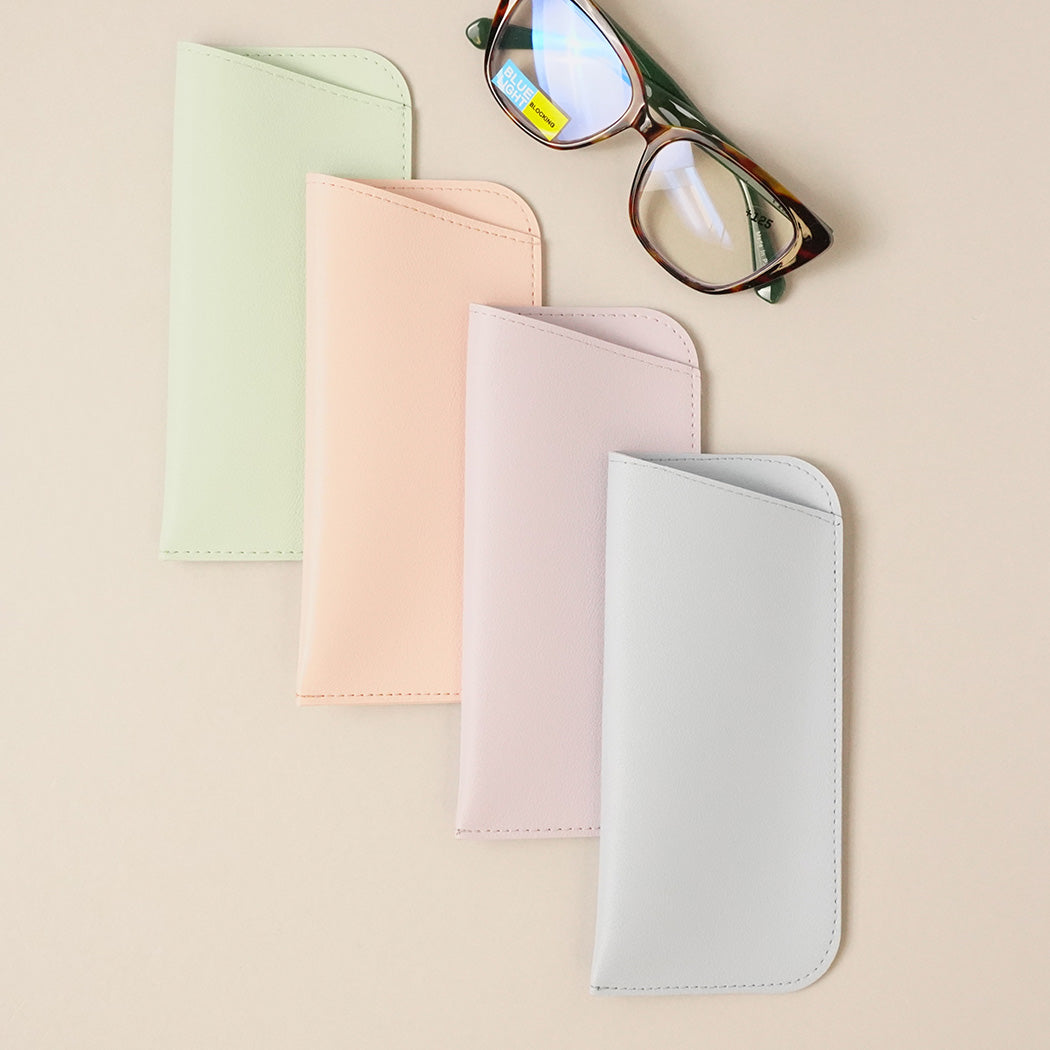 Simple Pastel Color Eyeglasses Case(12PCS) - Fashion CITY
