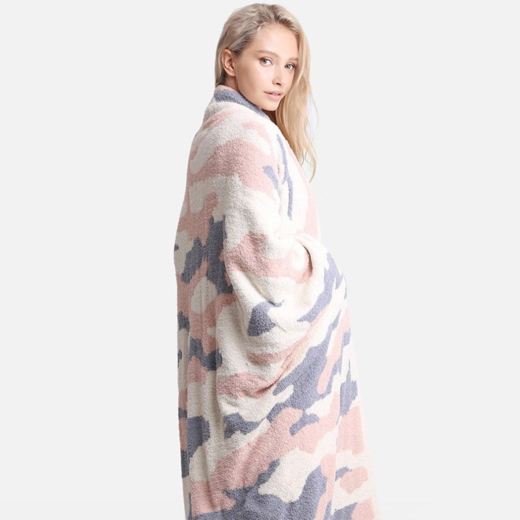 Camouflage Print Luxury Soft Throw Blanket - Fashion CITY