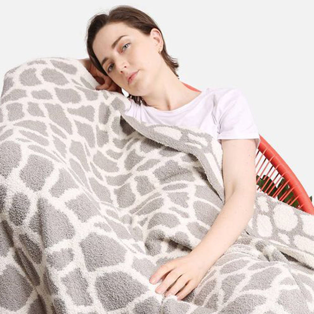Giraffe Print Luxury Soft Throw Blanket - Fashion CITY