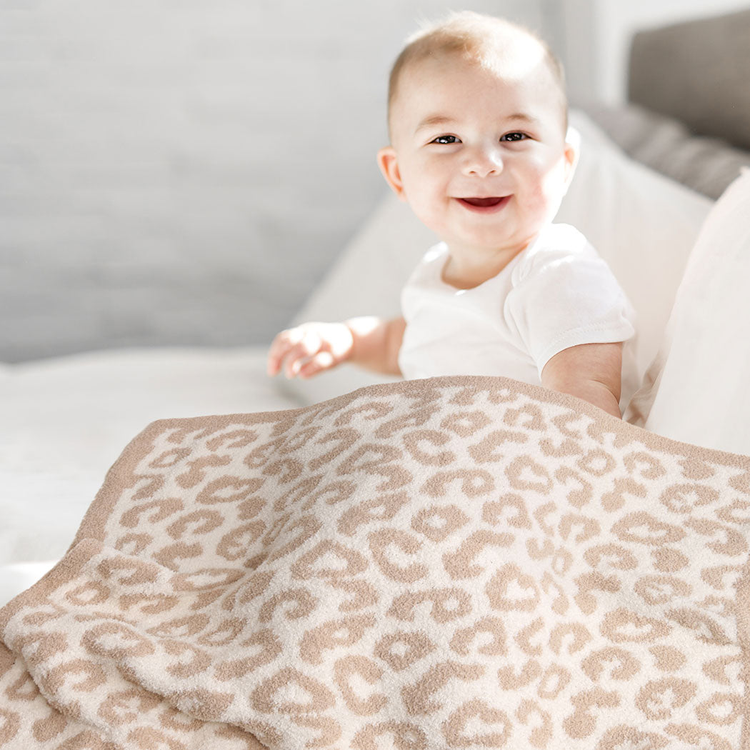 Kids Leopard Print Luxury Soft Throw Blanket - Fashion CITY