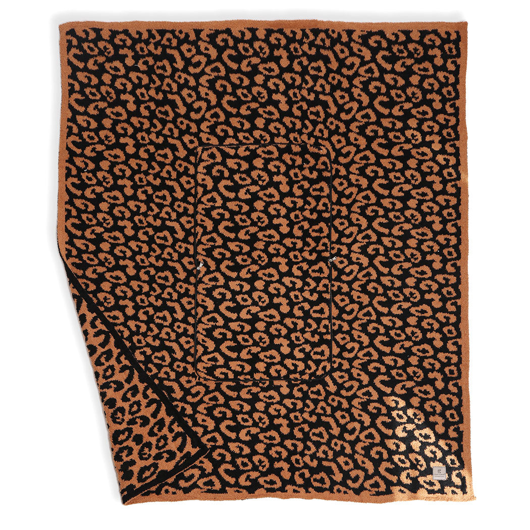 2 In 1 Leopard Print Throw Blanket & Pillow - Fashion CITY
