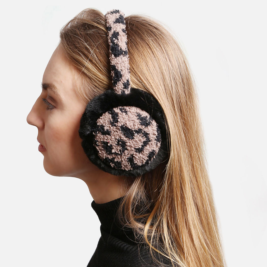 Leopard Print Luxury Soft Earmuffs (6PCS) - Fashion CITY