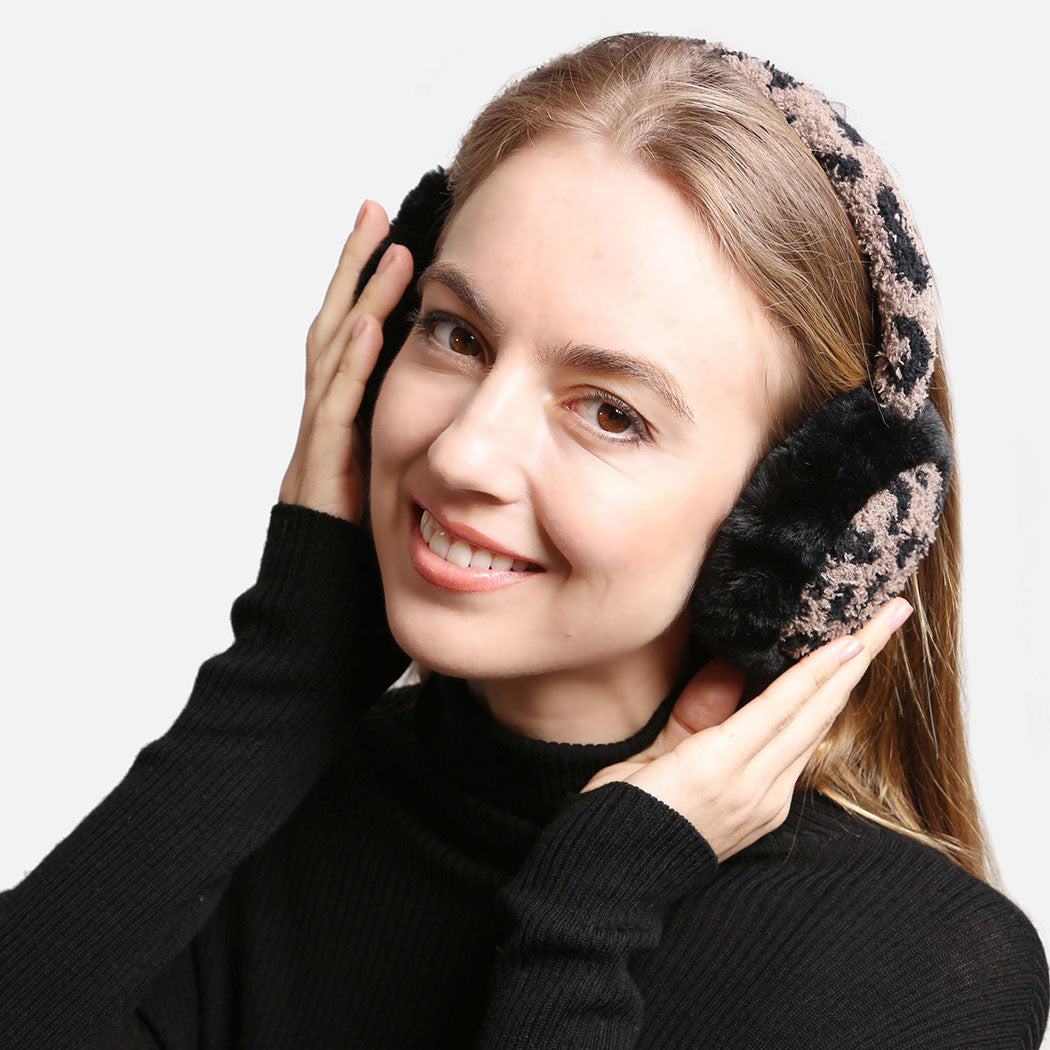 Leopard Print Luxury Soft Earmuffs (6PCS) - Fashion CITY
