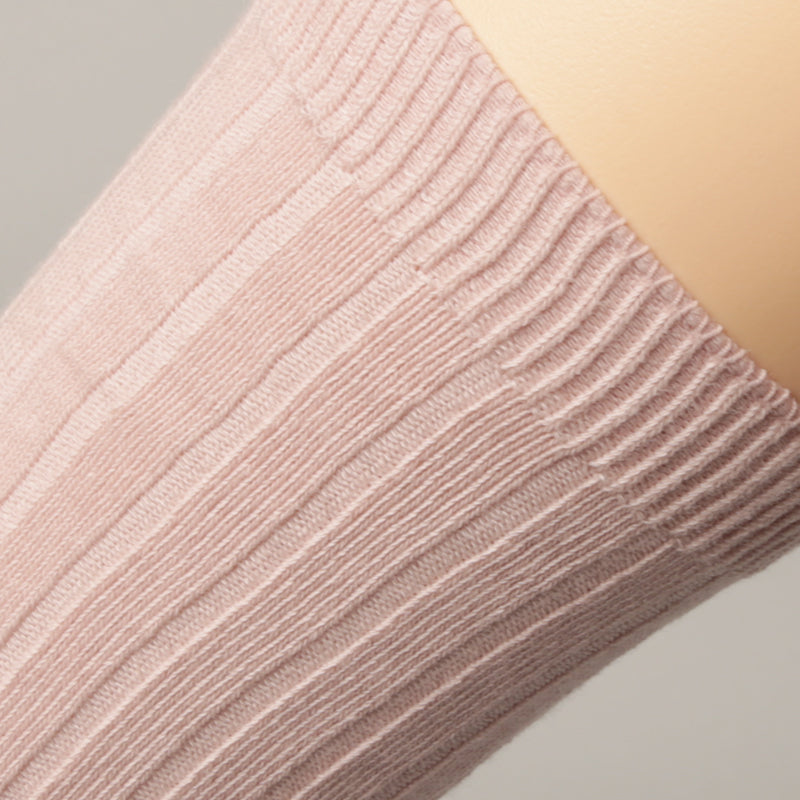 Women's Solid Color Cotton Blend Crew Socks - Fashion CITY