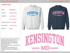 Custom embroidery work
