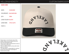 Custom embroidery work