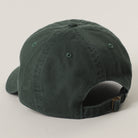 Irish Pride minimalist flag baseball cap in dark green detail view