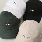 Irish Pride minimalist flag baseball cap front view