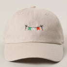 Irish Pride minimalist flag baseball cap in putty