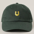 Mini Horseshoe baseball cap in dark green