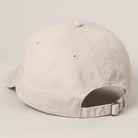 Mini Horseshoe baseball cap in putty detail view