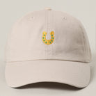 Mini Horseshoe baseball cap in putty front view