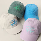 Lazy Sunday Served All Day cotton baseball cap, front view alternate angle