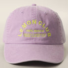 Lemon Club baseball cap in lilac