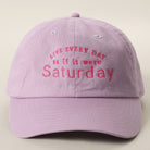 Live Every Day baseball cap in lilac