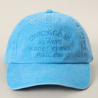 Chicago Is Always A Good Choice baseball cap in turquoise