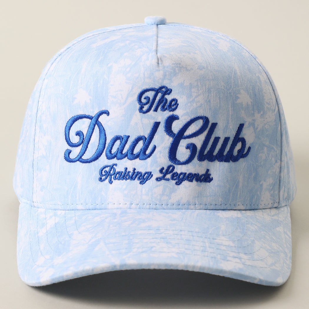 The Dad Club Raising Legends camo trucker hat in blue camo