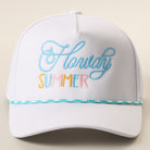 Howdy Summer rope trucker hat in mint