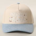 Paradise Is Heaven two-tone trucker hat in light denim