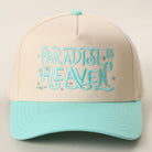 Paradise Is Heaven two-tone trucker hat in mint