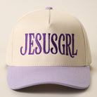 JesusGrl two-tone trucker hat in lavender