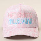 Motherhood Hallelujah camo trucker hat in pink camo
