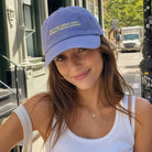 Self Care Sunday Anxiety embroidered baseball cap, front view