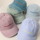 Mentally Elsewhere baseball cap shown in all color options