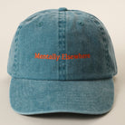 Mentally Elsewhere embroidered baseball cap in green