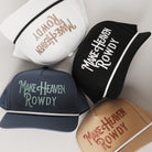 Make Heaven Rowdy rope strap trucker hat side view