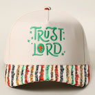 Trust Lord vintage striped brim detail