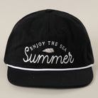 Enjoy The Sea rope trucker hat in black
