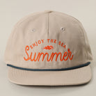 Enjoy The Sea rope trucker hat in stone