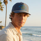 See You Out There Ocean Spirit embroidered rope trucker hat, front view