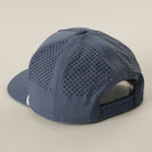 See You Out There Ocean Spirit rope trucker hat in navy and white, back view