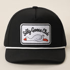 Silly Goose Club patch performance rope hat in black