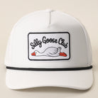 Silly Goose Club patch performance rope hat in white