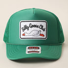 Silly Goose Club patch foam trucker hat in kelly green