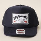 Silly Goose Club patch foam trucker hat in navy