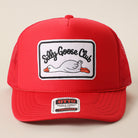 Silly Goose Club patch foam trucker hat in red