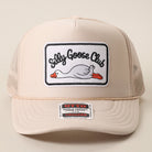 Silly Goose Club patch foam trucker hat in sand